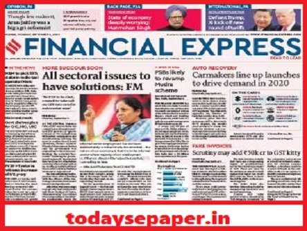 Financial Express Newspaper Today
