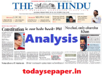 The Hindu PDF News Paper Analysis