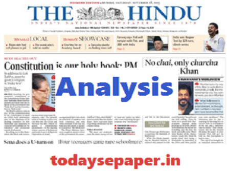 The Hindu PDF News Paper Analysis