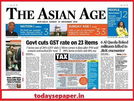 The Asian Age ePaper Download