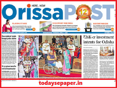 OrissaPost ePaper Today